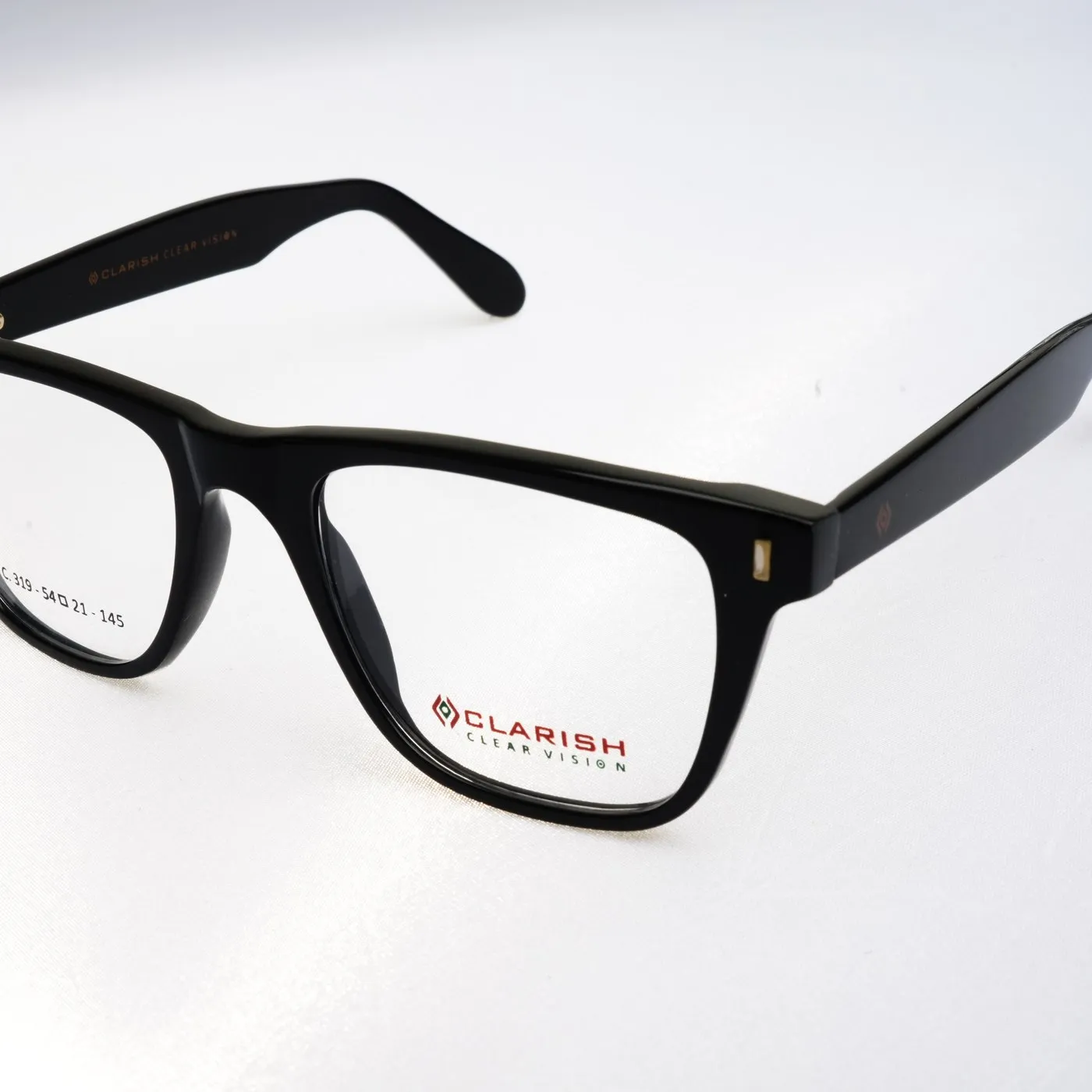 Clarish™ C.319 square cellulose acetate optical frame, 54 □ 21 – 145