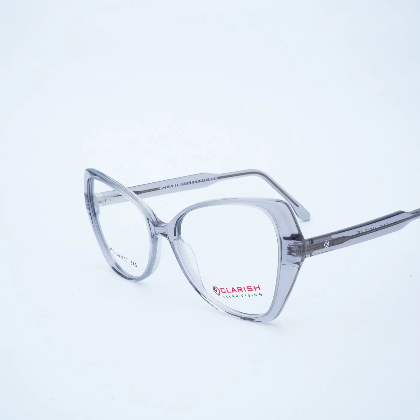 Clarish™ C.1270 cat-eye cellulose acetate optical frame, 54 □ 17 – 145