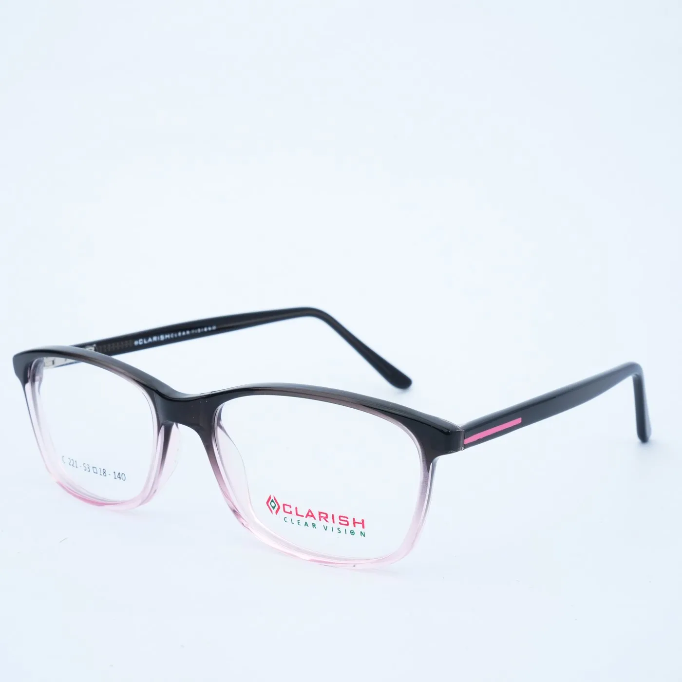 Clarish™ C.221 soft rectangle cellulose acetate optical frame, 53 □ 18 – 140