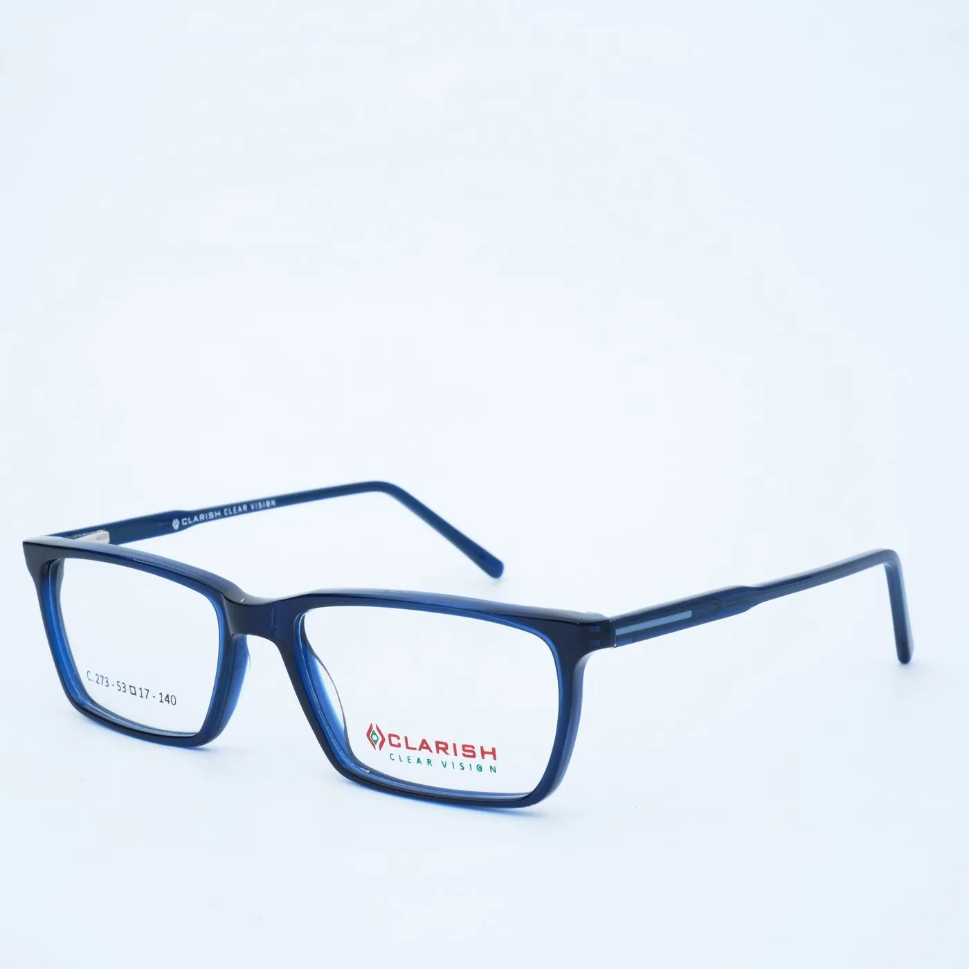 Clarish™ C.273 rectangle cellulose acetate optical frame, 53 □ 17 – 140