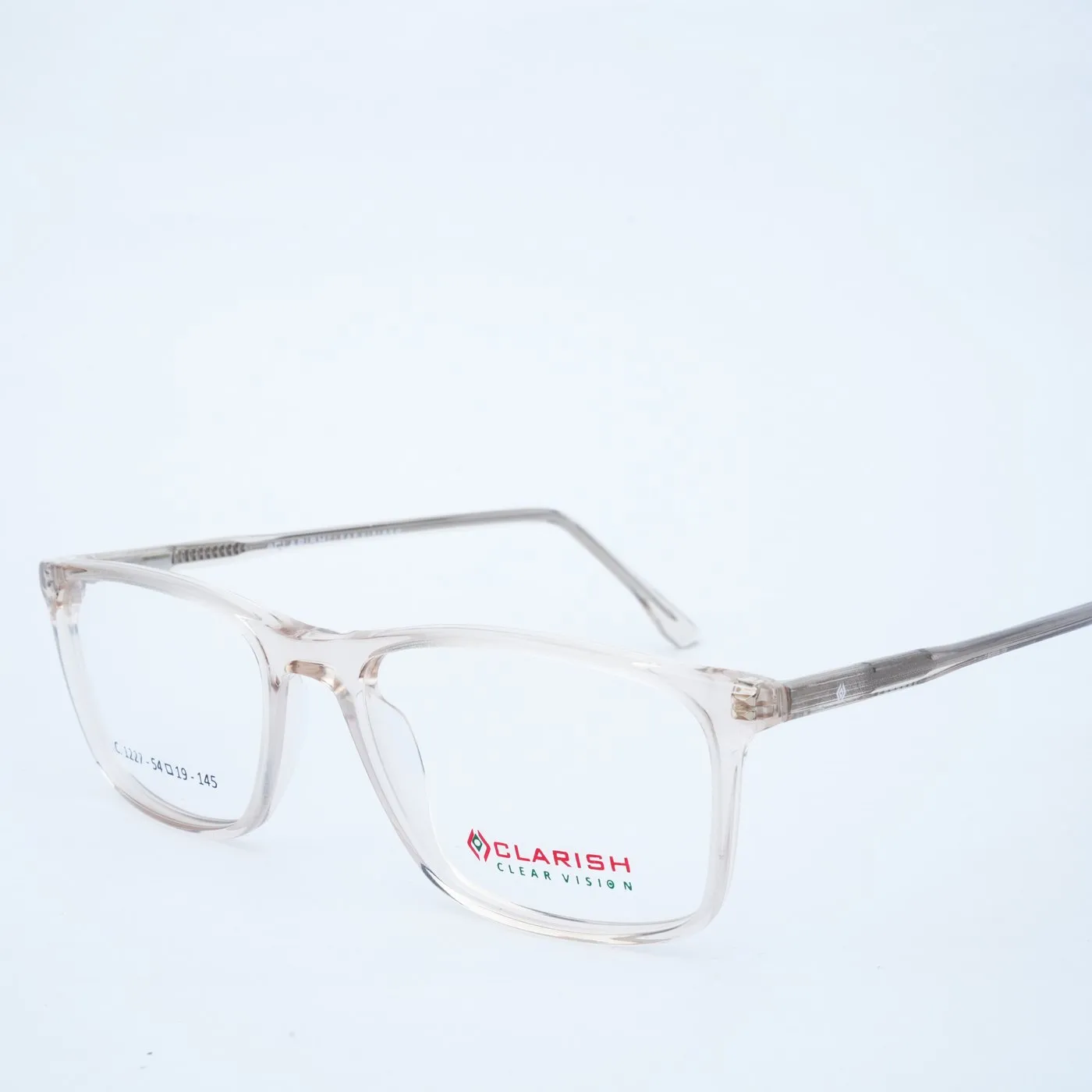 Clarish™ C.1227 rectangle cellulose acetate optical frame, 54 □ 19 – 145