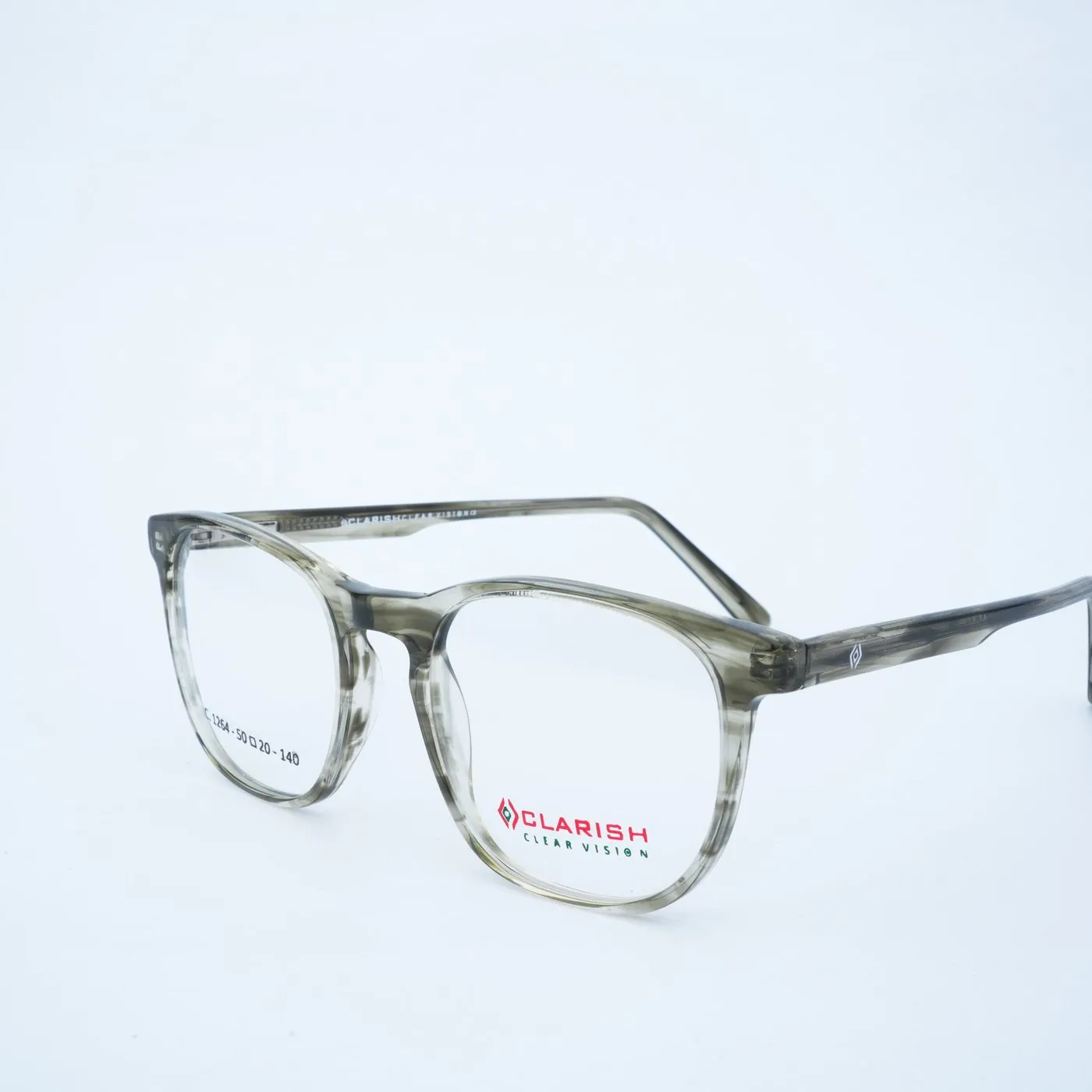 Clarish™ C.1264 soft rectangle cellulose acetate optical frame, 50 □ 20 – 140