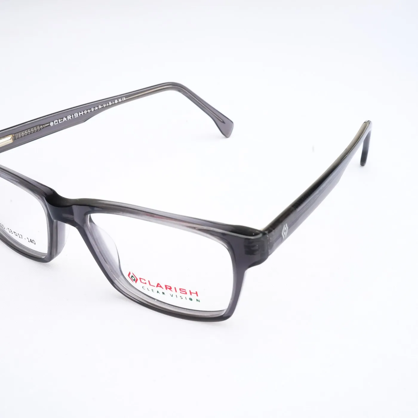 Clarish™ C.215 rectangle cellulose acetate optical frame, 53 □ 17 – 140
