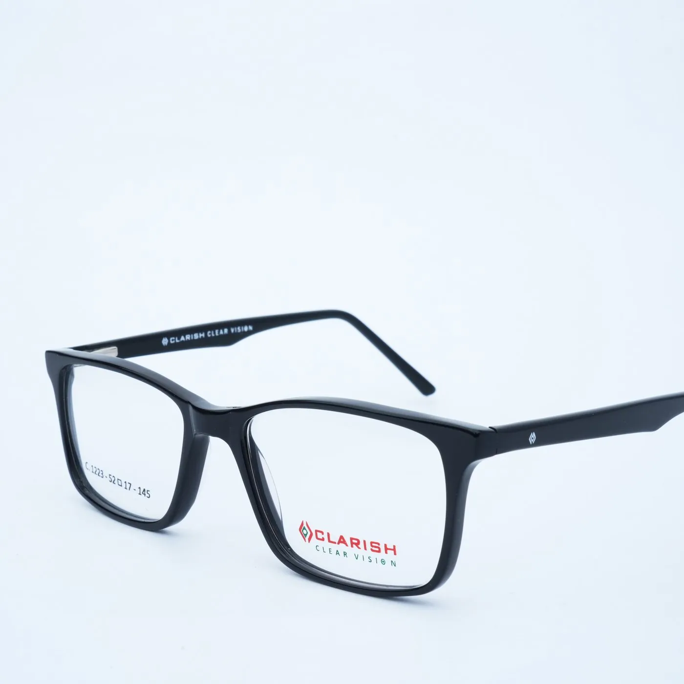 Clarish™ C.1223 rectangle cellulose acetate optical frame, 52 □ 17 – 145