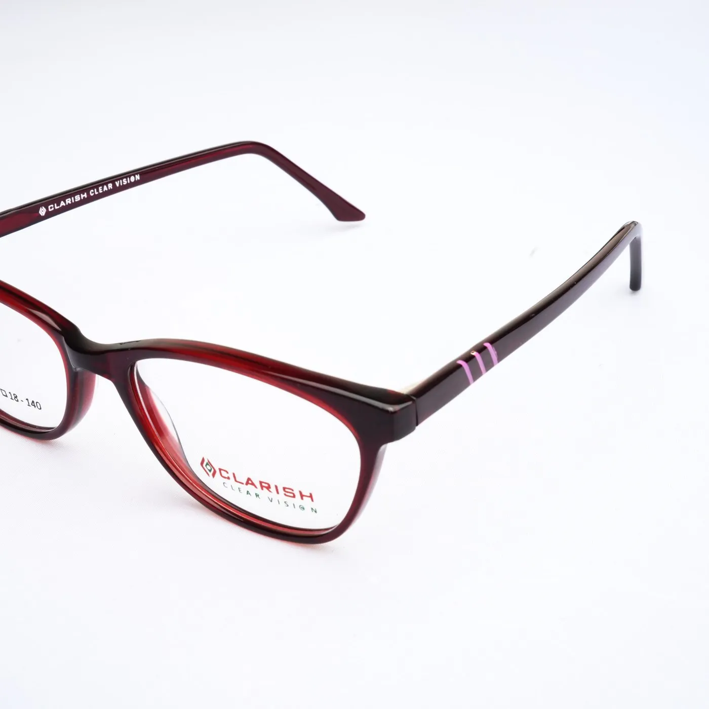 Clarish™ C.245 soft rectangle cellulose acetate optical frame, 52 □ 18 – 140