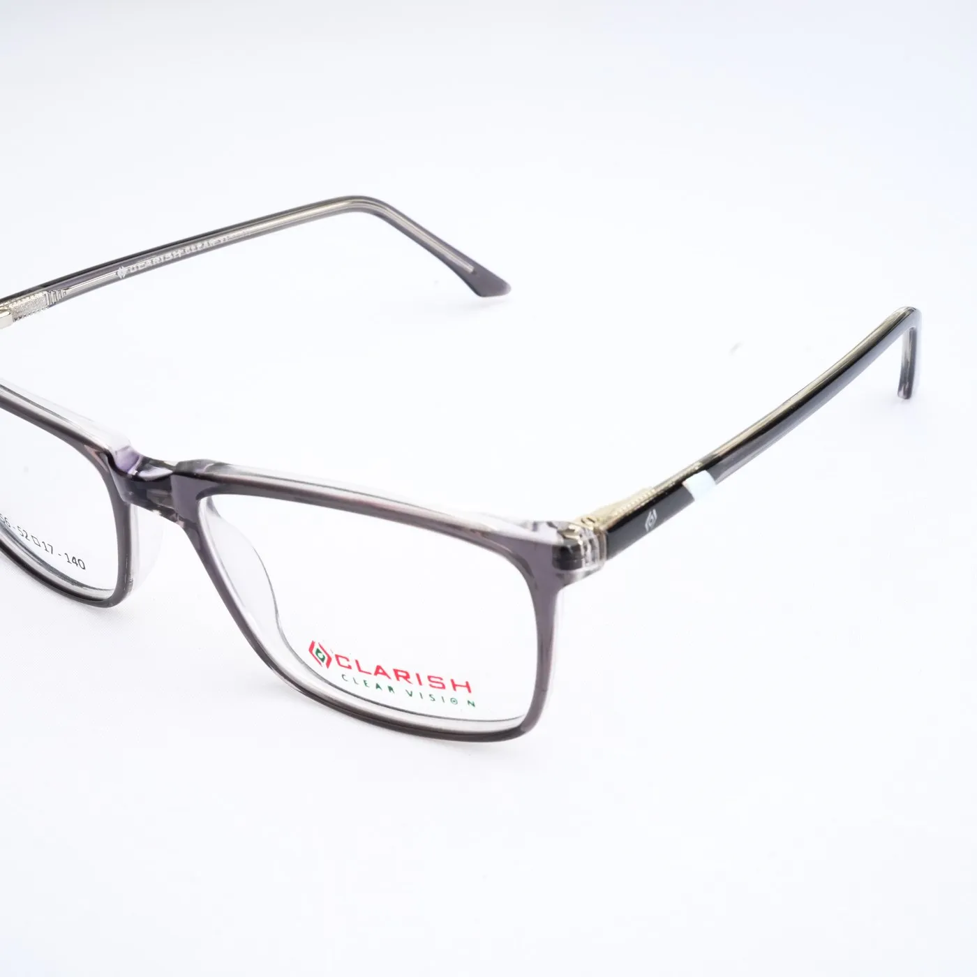 Clarish™ C.356 rectangle cellulose acetate optical frame, 52 □ 17 – 140